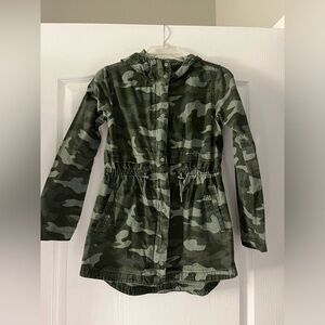 Kids Camouflage Hooded Jacket